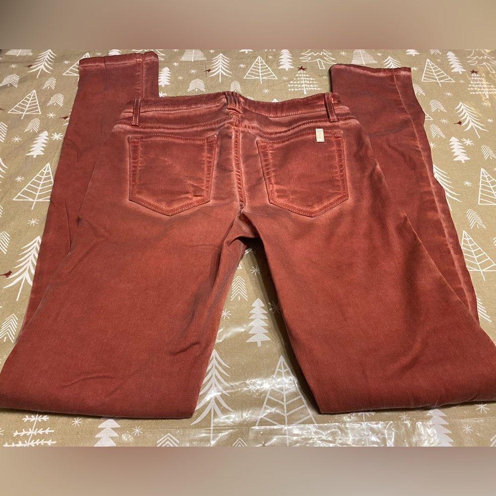 Joe’s brand jeans, rusty orange colored, 25 waist and 32 inseam. (J28) - Picture 3 of 7